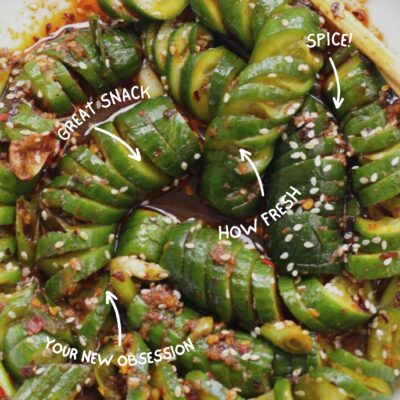 Amazing Spicy Cucumber Salad